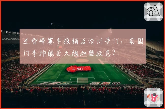 王智峰赛季报销后沧州寻门，前国门李帅能否火线加盟救急？